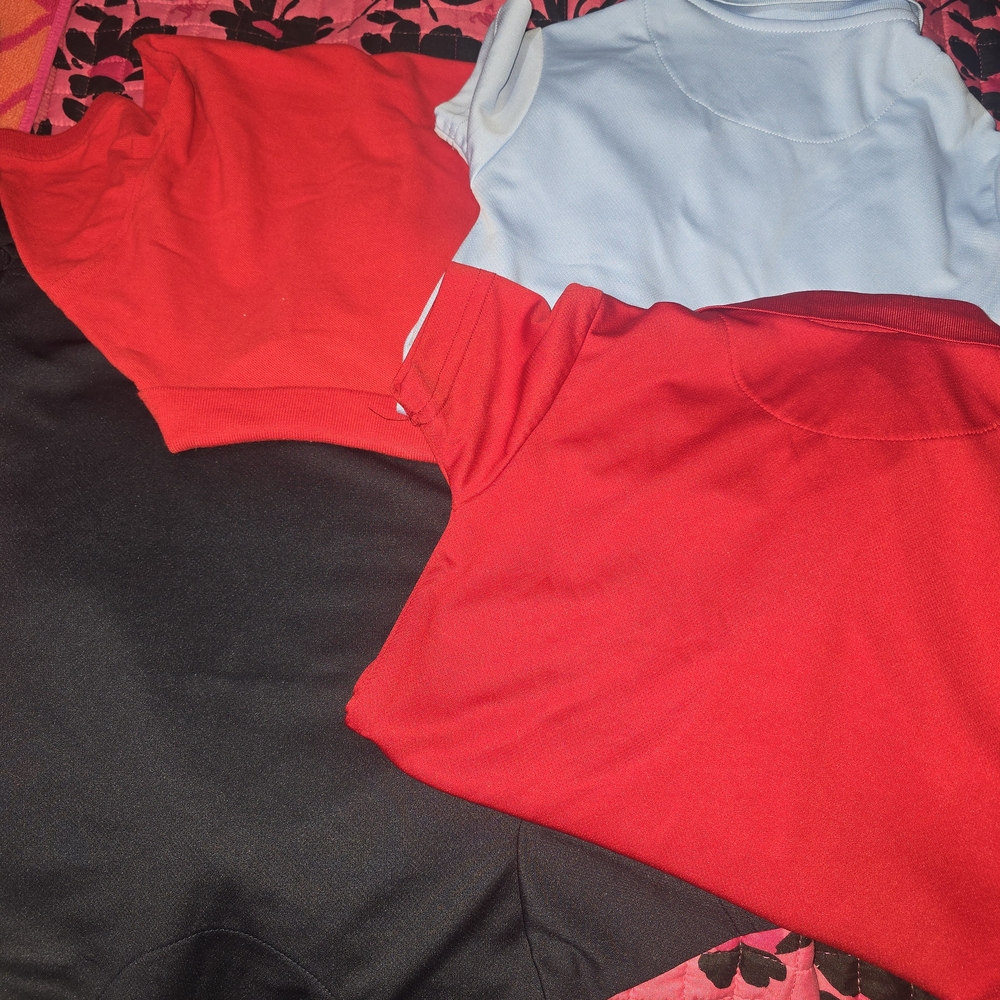 Nautica Kids Polo Set Size (M) Red, Classic Black, Soft Blue - Picture 2 of 4